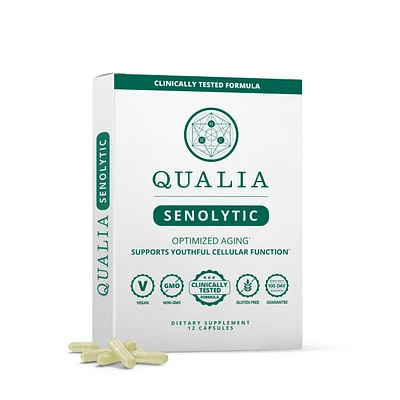 Qualia Life Sciences Senolytic - 12 Capsules (2 Servings)