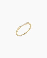 Diamond Bar Ring