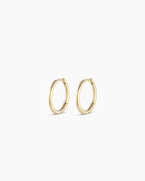 14k Gold Classic Huggies