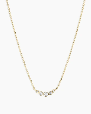 Elle Diamond Cluster Necklace