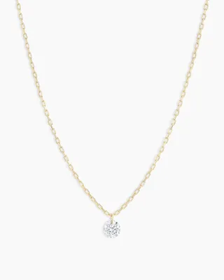 Floating Diamond Necklace