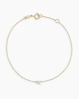 Diamond Pavé Alphabet Bracelet