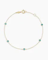 Classic Five Turquoise Bracelet