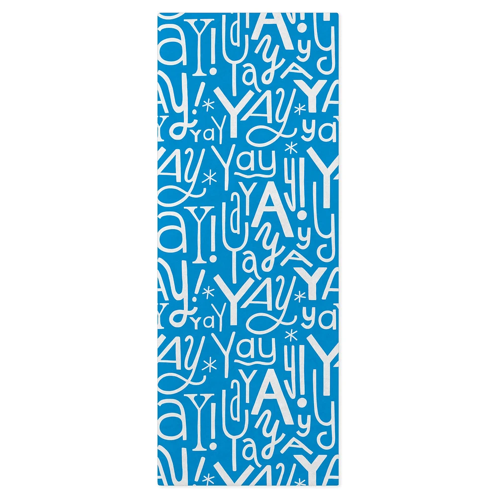 Yay Doodles on Blue Tissue Paper, 6 Sheets for only USD 1.99 | Hallmark