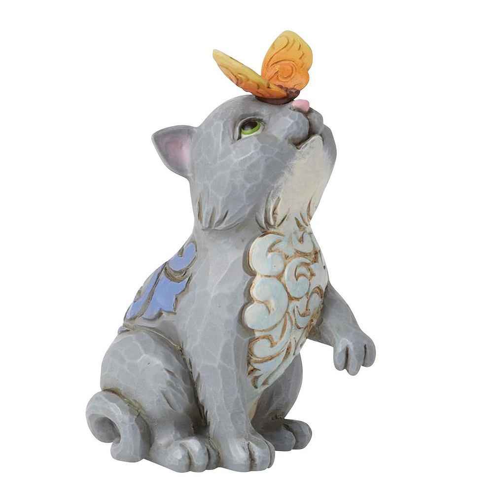 Jim Shore Cat and Butterfly Mini Figurine, 3.2" for only USD 26.99 | Hallmark