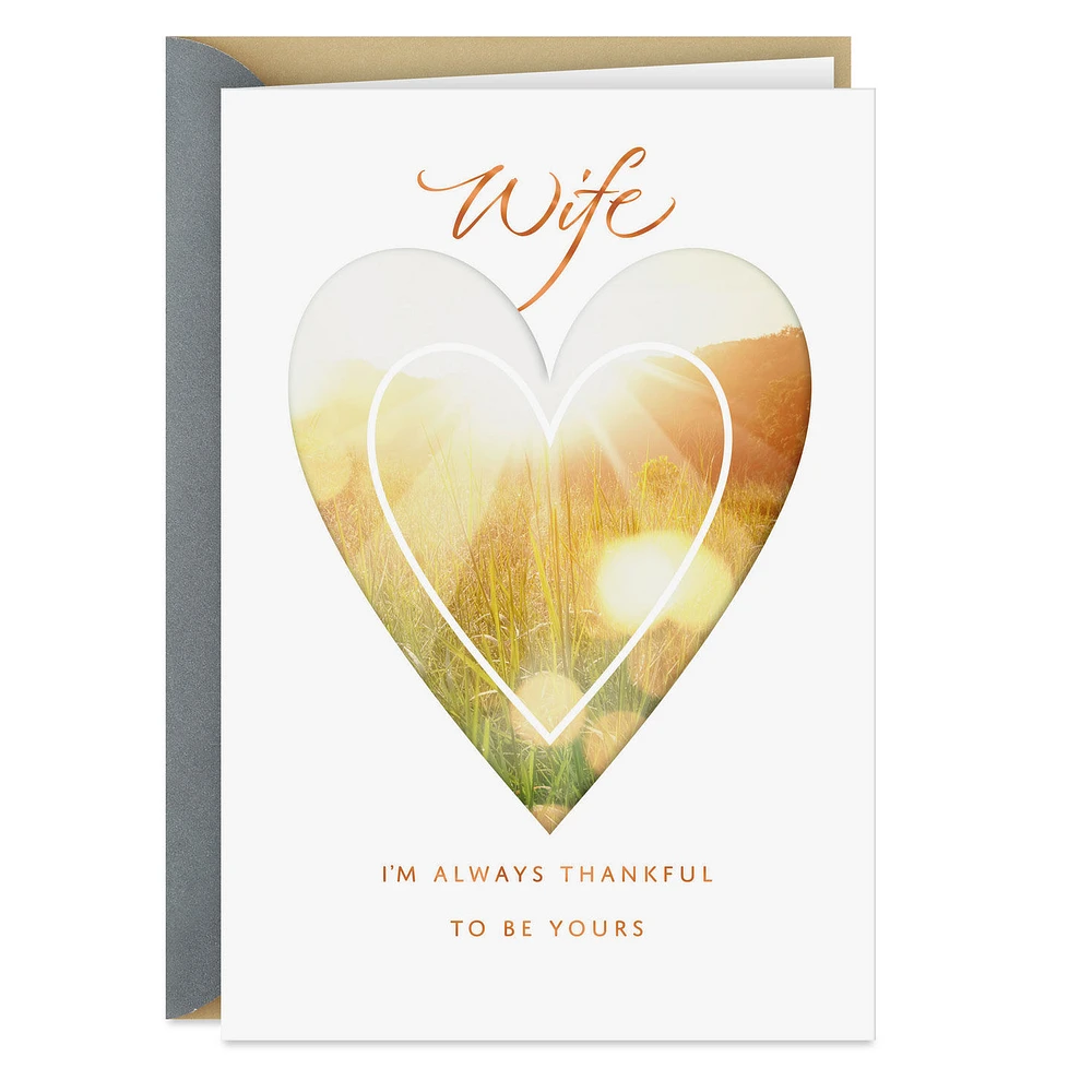 Always Thankful to Be Yours Thanksgiving Card for Wife for only USD 3.99 | Hallmark