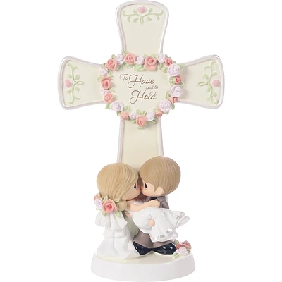 Precious Moments To Have and To Hold Wedding Cross Figurine, 6.75" for only USD 45.00 | Hallmark