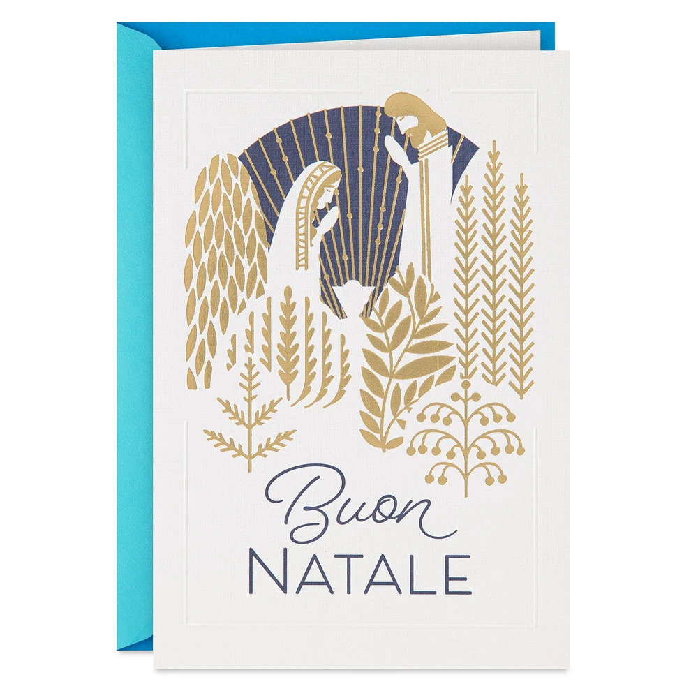 Buon Natale Nativity Italian-Language Christmas Card for only USD 3.99 | Hallmark