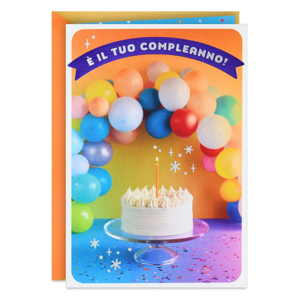 Lots of Happiness Italian-Language Birthday Card for only USD 2.99 | Hallmark