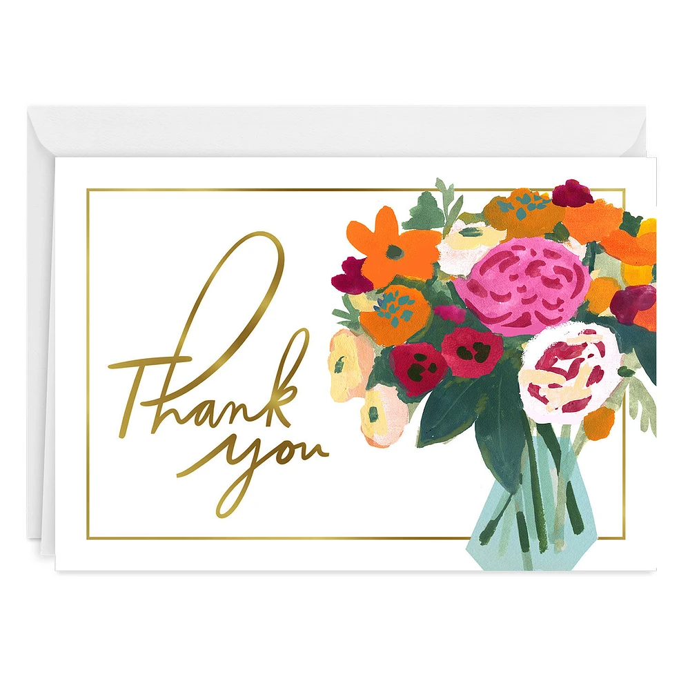 Artistic Floral Bouquet Custom Thank-You Card for only USD 4.99 | Hallmark
