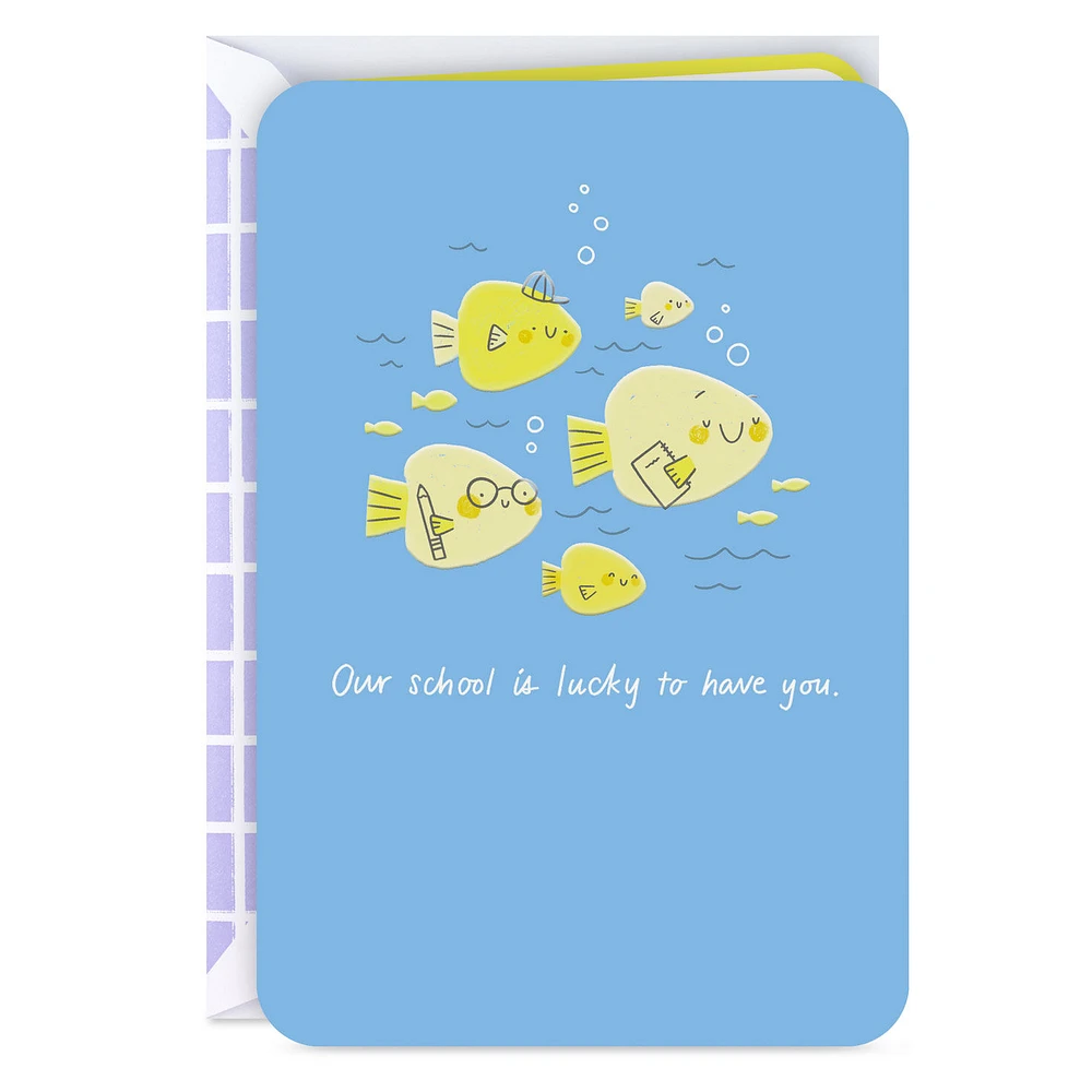 Our School Is Lucky to Have You Thank You Card for only USD 2.99 | Hallmark