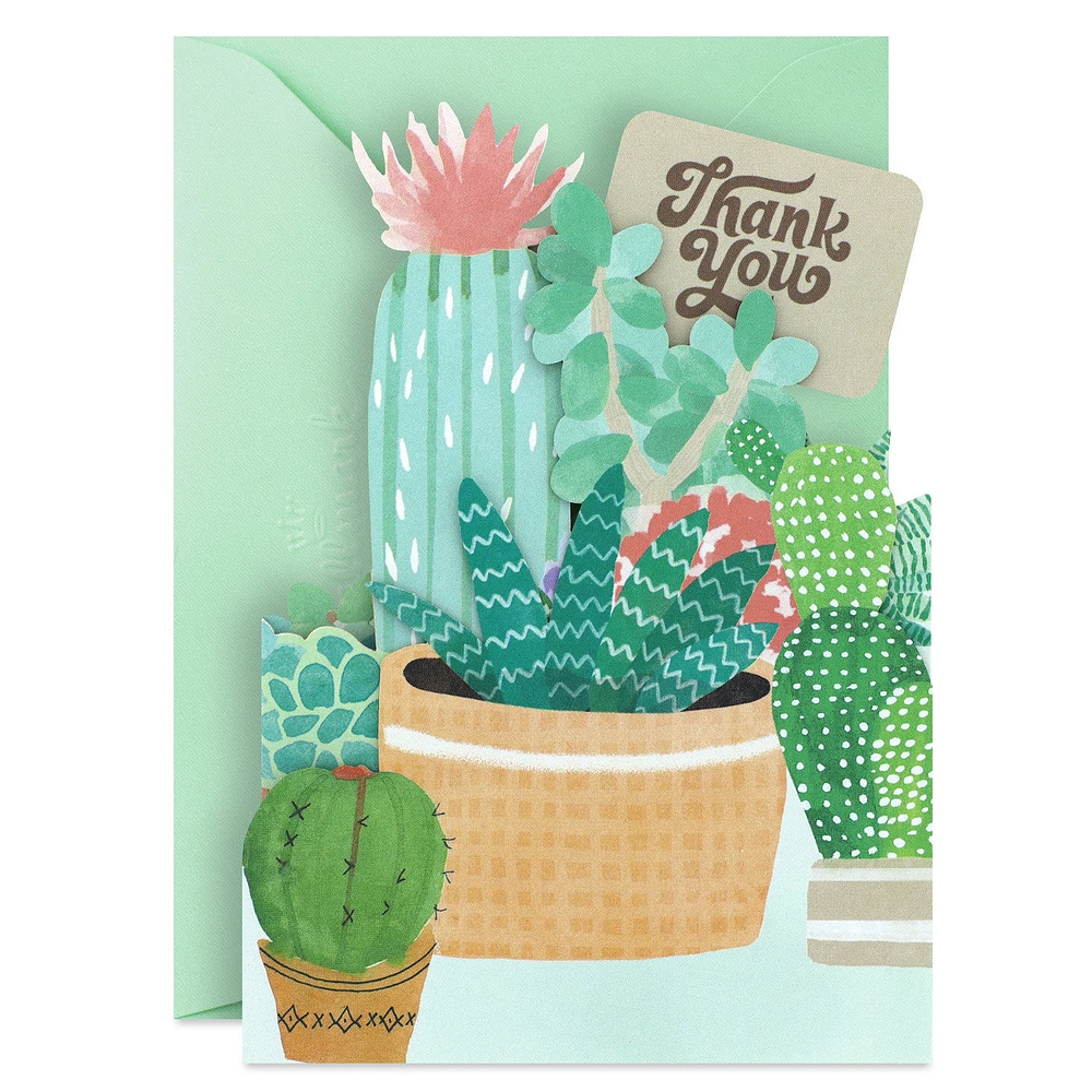 Succulents Collection Blank Thank You Notes, Pack of 8 for only USD 10.49 | Hallmark