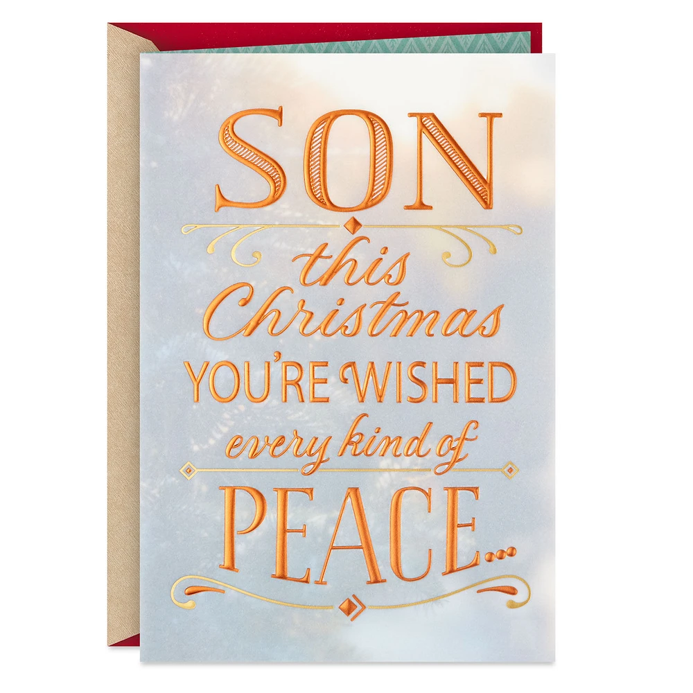 Wishing You Peace Christmas Card for Son for only USD 5.99 | Hallmark