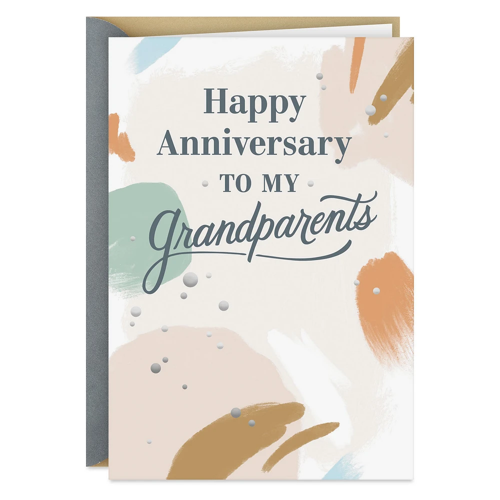 Partners in Life and Love Anniversary Card for Grandparents for only USD 2.99 | Hallmark