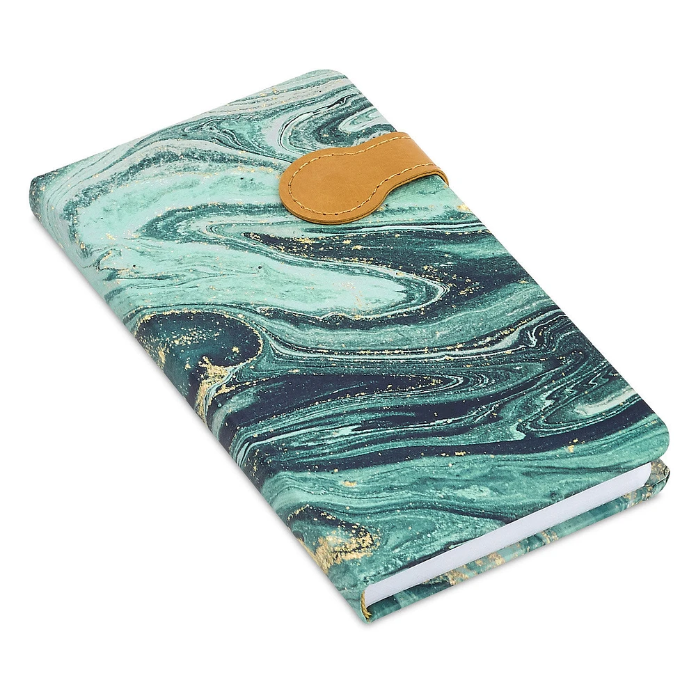 Blue, Green and Gold Marbled Hardcover Slim Journal for only USD 15.99 | Hallmark
