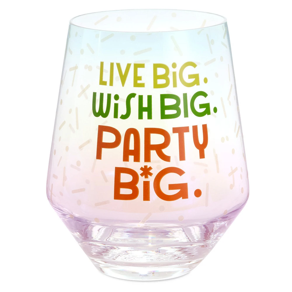 Live Big Jumbo Stemless Wine Glass, 43 oz. for only USD 24.99 | Hallmark