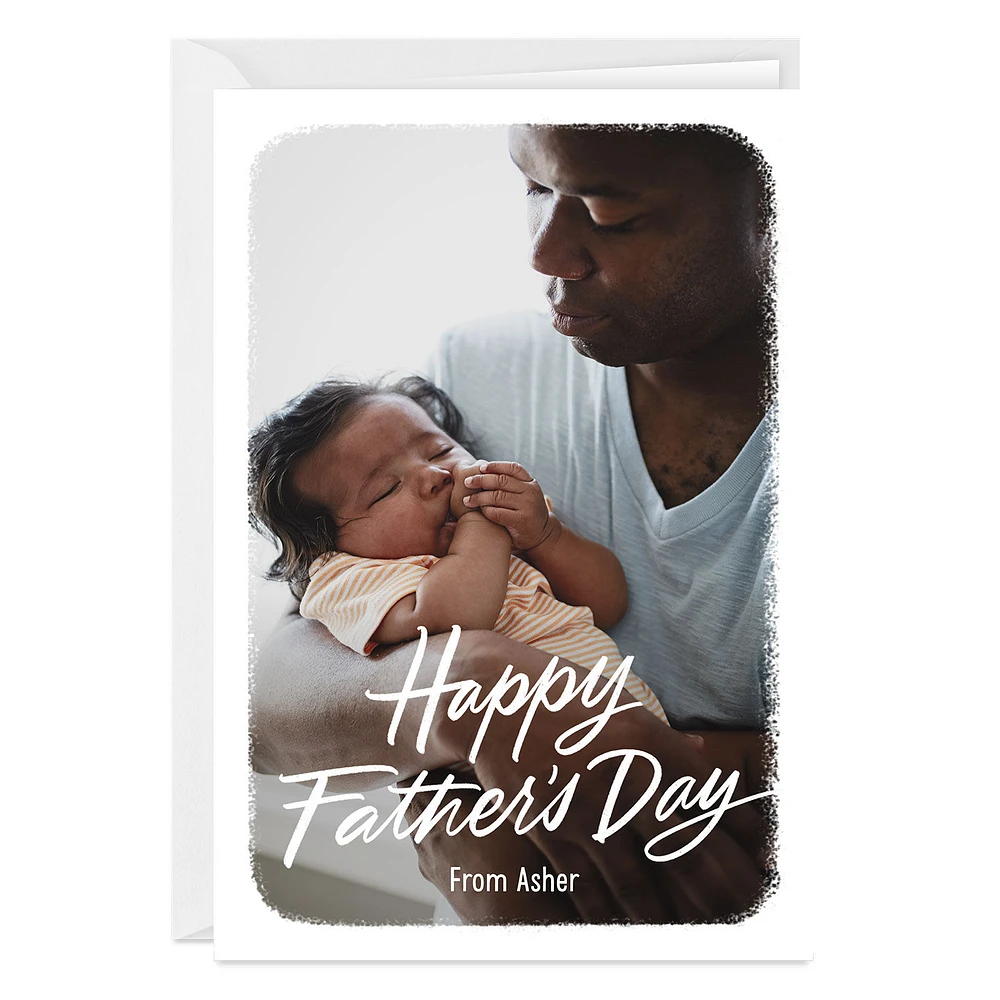 Personalized White Frame Father’s Day Photo Card for only USD 4.99 | Hallmark