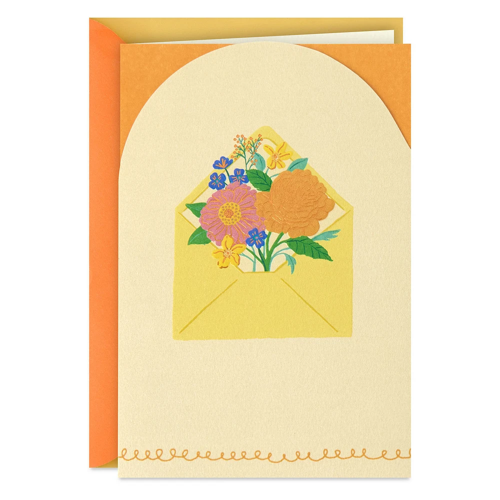 Flowers in Envelope Blank Card for only USD 4.99 | Hallmark