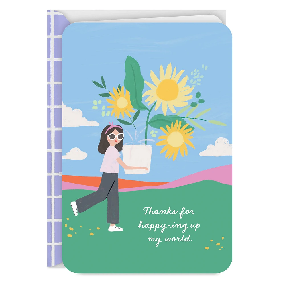 You Happy Up My World Thank You Card for only USD 2.99 | Hallmark