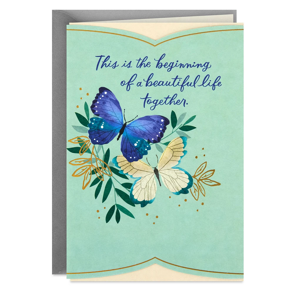 The Beginning of a Beautiful Life Together Wedding Card for only USD 4.99 | Hallmark