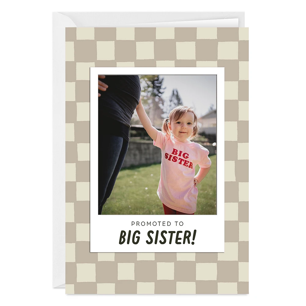 Promoted to Sibling Custom Baby Card for only USD 4.99 | Hallmark
