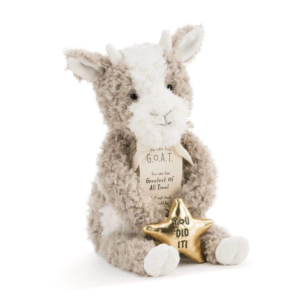 Demdaco G.O.A.T. Goat Stuffed Animal, 9" for only USD 25.99 | Hallmark