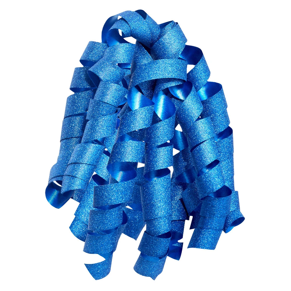 6.5" Sparkling Blue Curly Ribbon Gift Bow for only USD 1.99 | Hallmark