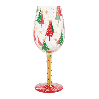Lolita Most Wonderful Time of the Year Handpainted Wine Glass, 15 oz. for only USD 32.99 | Hallmark