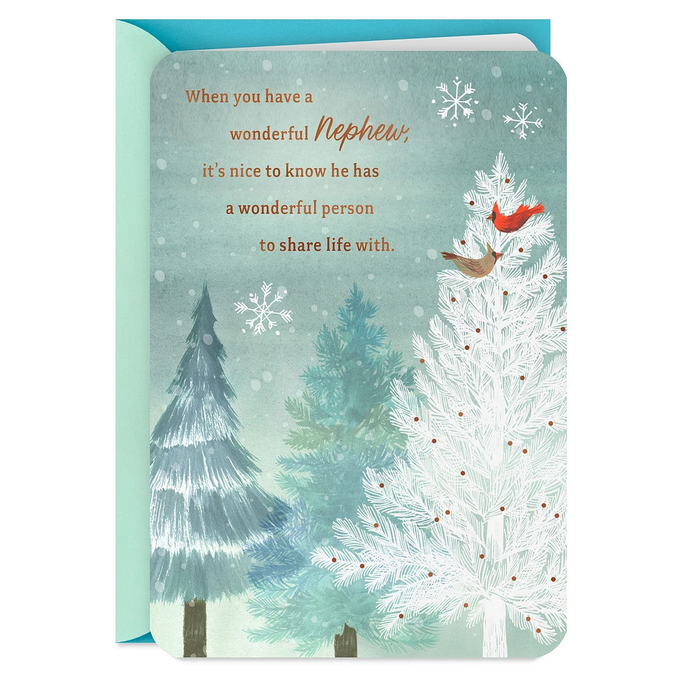 Grateful for You Both Christmas Card for Nephew and Partner for only USD 2.99 | Hallmark