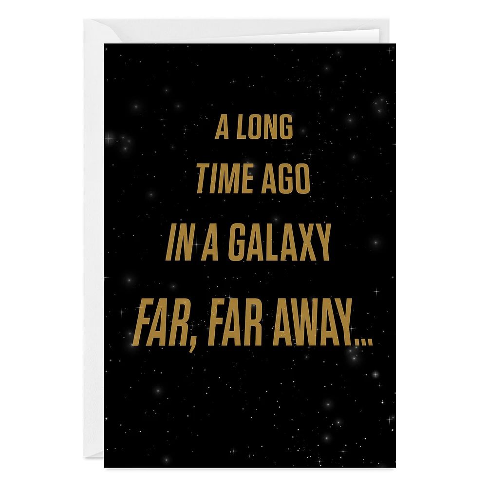 Star Wars™ A Long Time Ago Funny Custom Birthday Card for only USD 4.99 | Hallmark