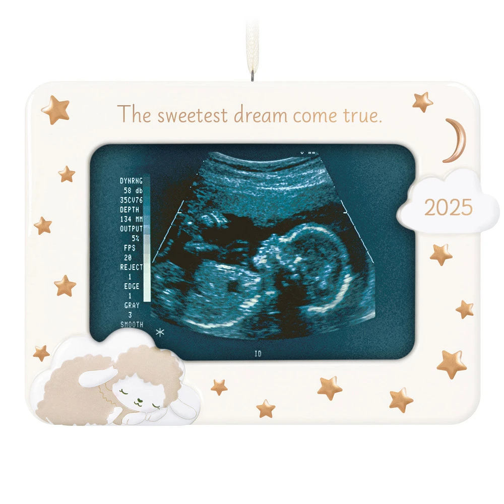 Sweetest Dream Come True 2025 Photo Frame Porcelain Ornament for only USD 24.99 | Hallmark
