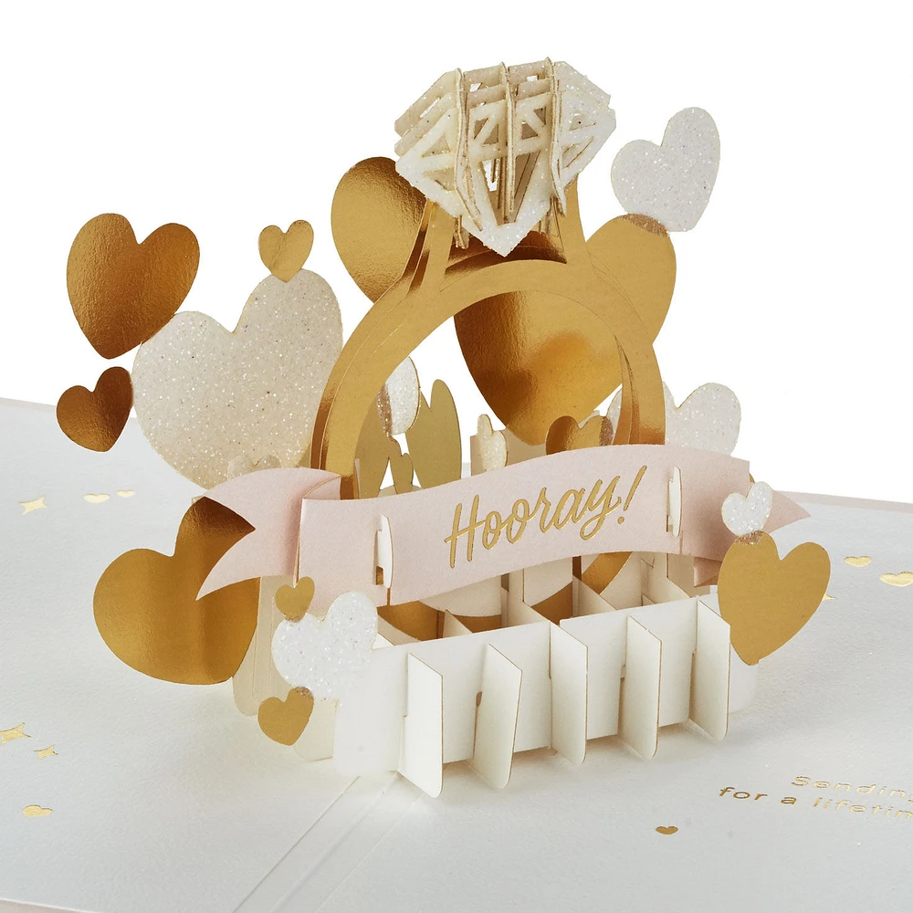 Wishing You a Lifetime of Happiness Pop-Up Engagement Card for only USD 12.99 | Hallmark