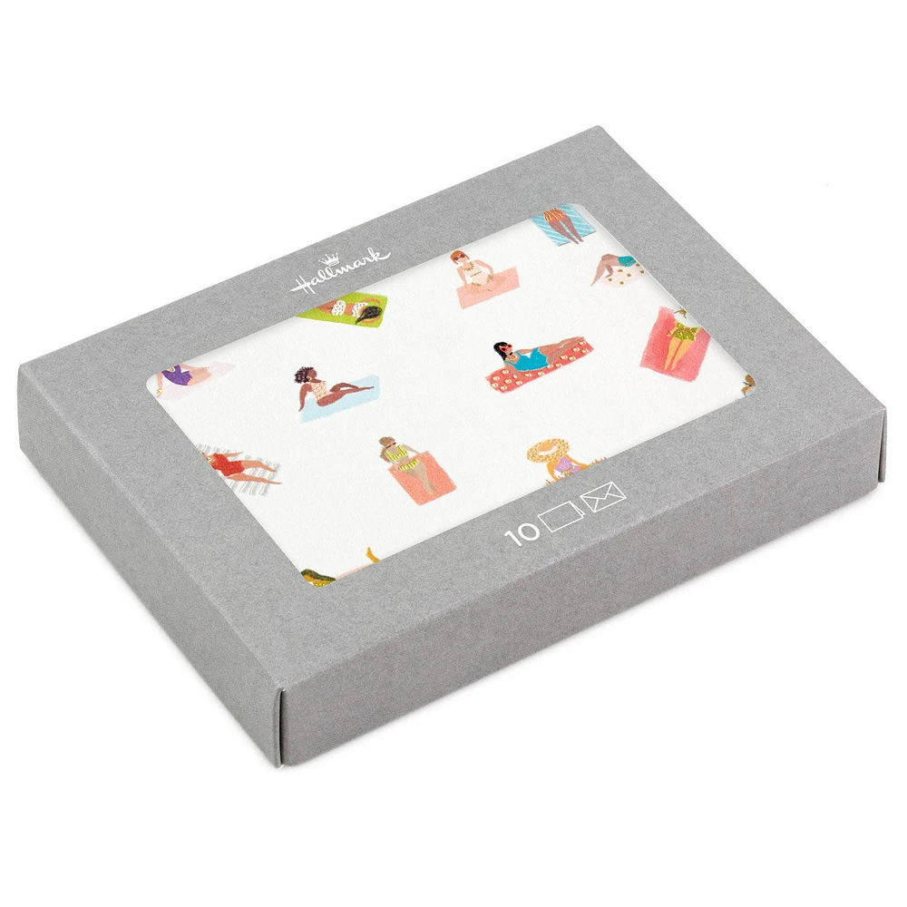 Beachgoing Women Boxed Blank Notes, Pack of 10 for only USD 10.49 | Hallmark