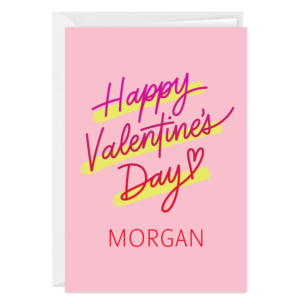 Modern Happy Custom Valentine's Day Card for only USD 4.99 | Hallmark