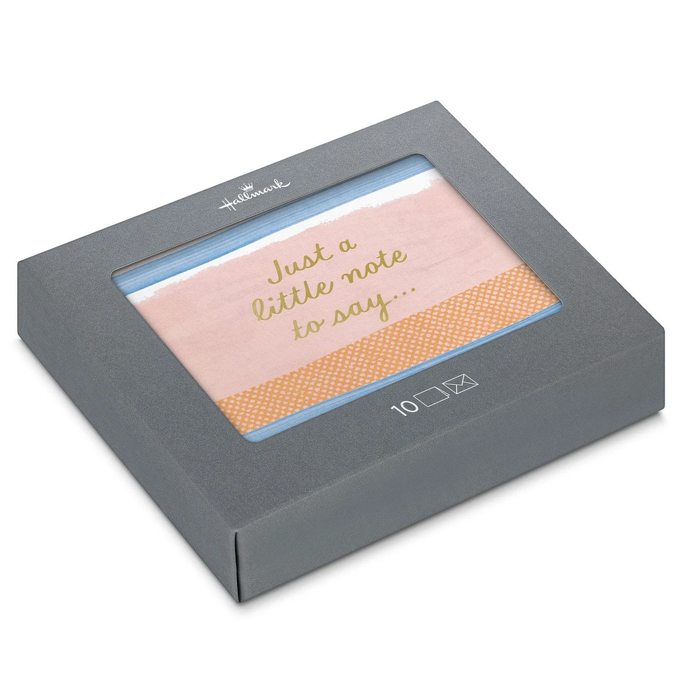 Just a Little Note Blank Notes, Pack of 10 for only USD 10.49 | Hallmark