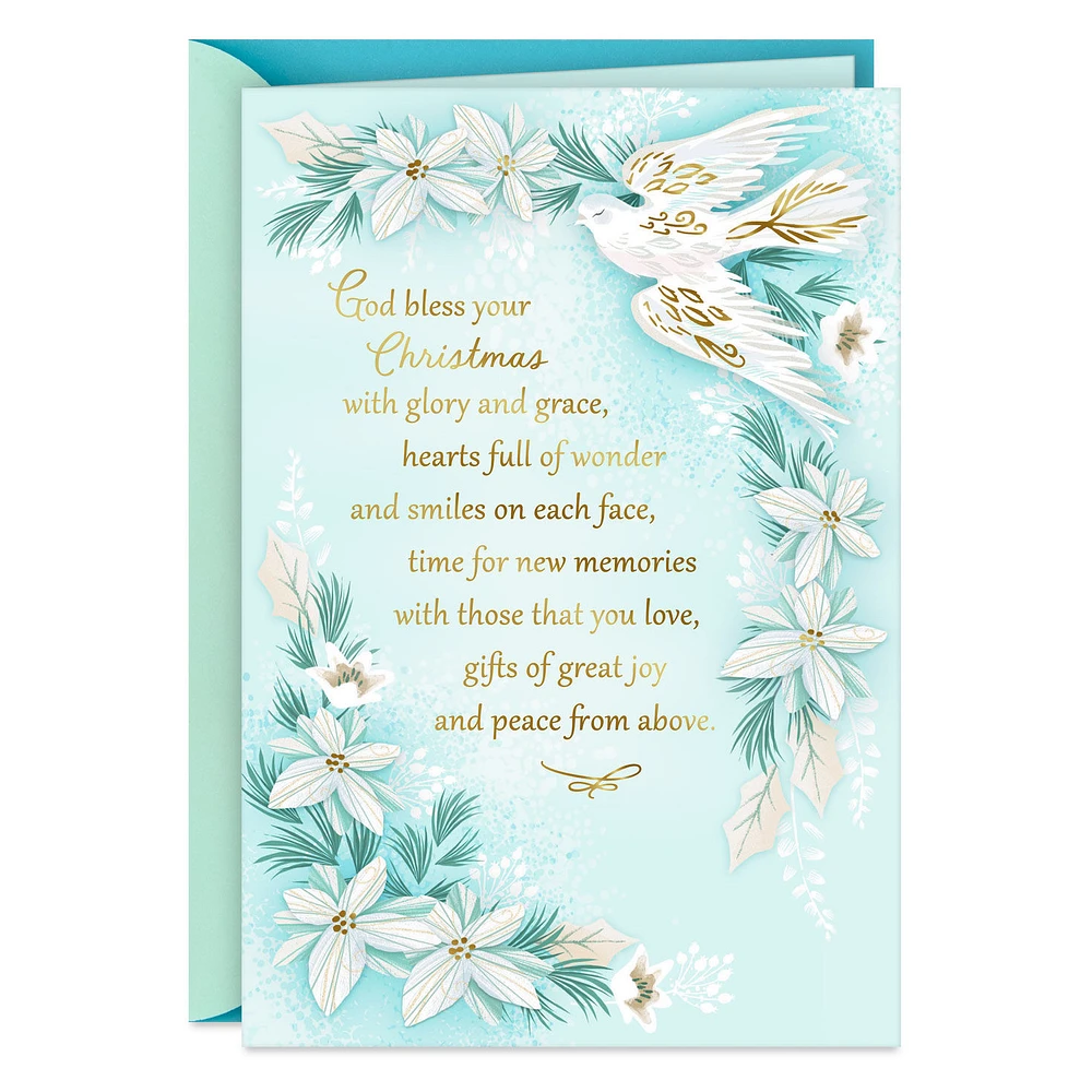 May God Bless Your Holidays Religious Christmas Card for only USD 2.99 | Hallmark