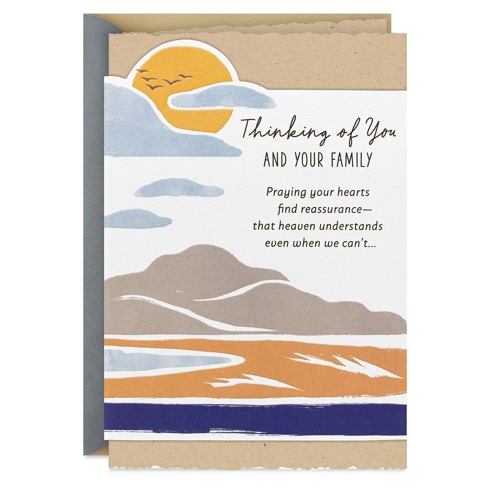 Heaven Understands Religious Sympathy Card for Family for only USD 4.99 | Hallmark