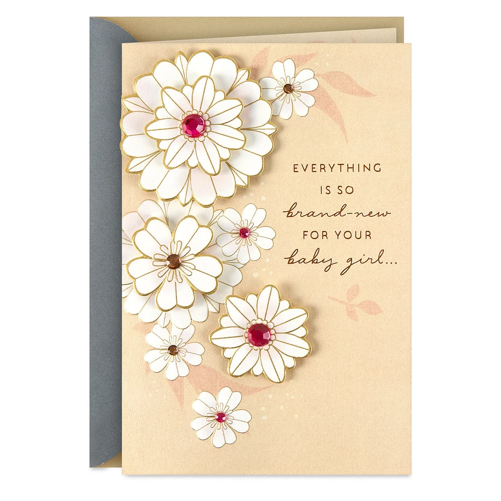 A Brand-New Love New Baby Girl Card for only USD 7.59 | Hallmark