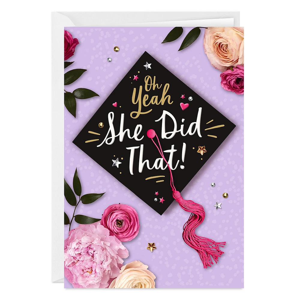 She Did That Custom Graduation Card for only USD 4.99 | Hallmark