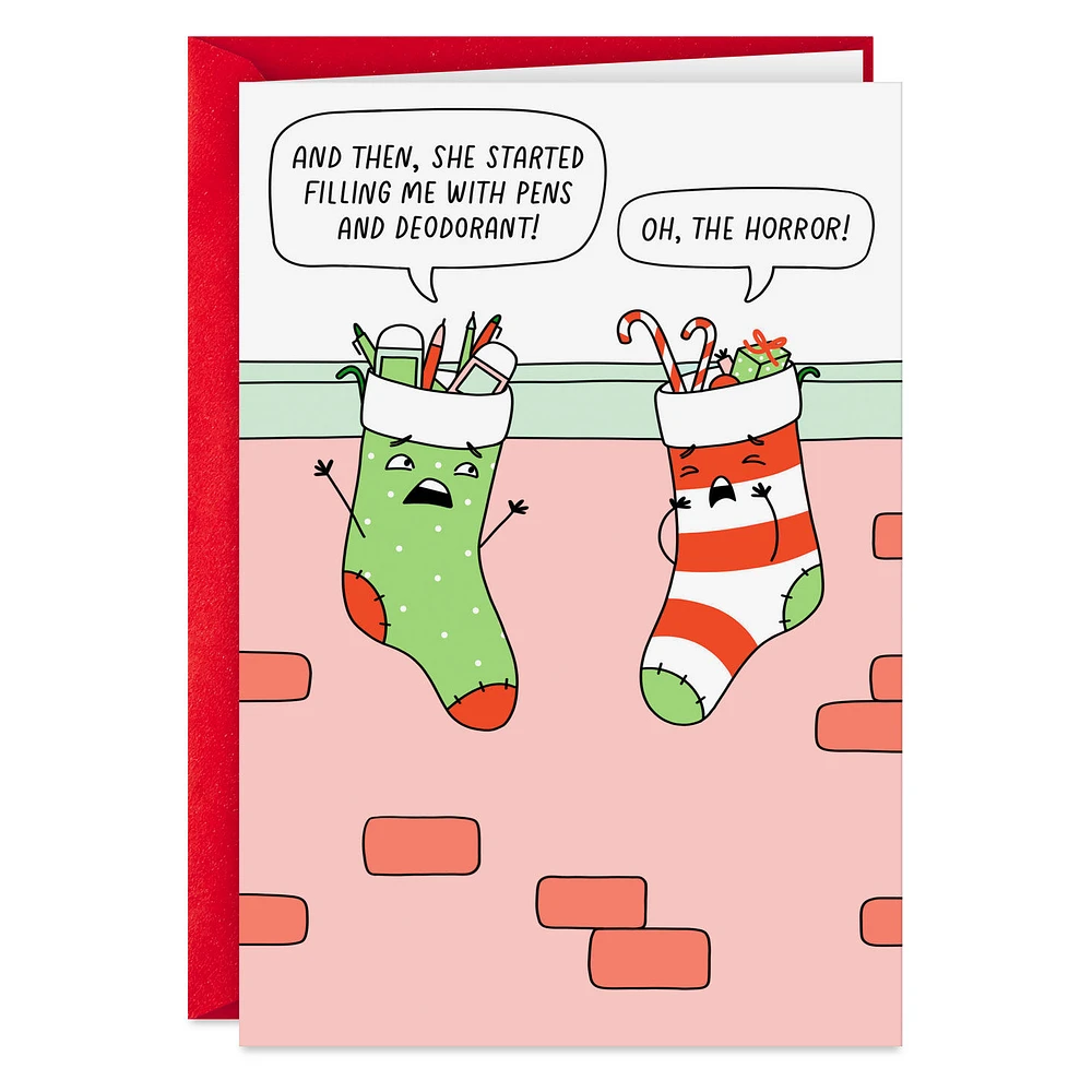 Holiday Horror Stockings Funny Christmas Card for only USD 3.69 | Hallmark