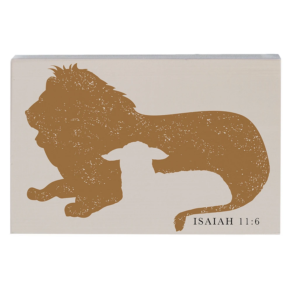 Sincere Surroundings Lion and Lamb Wood Sign for only USD 12.99 | Hallmark