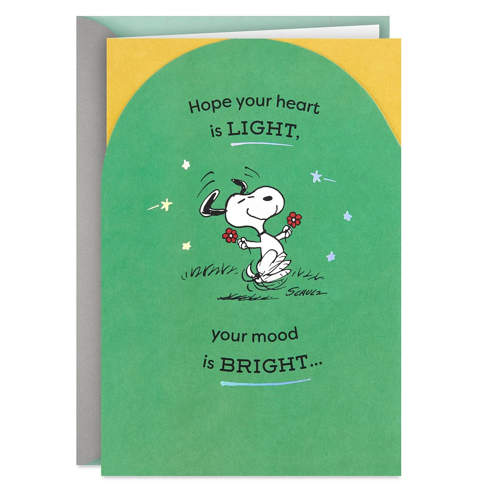 Peanuts® Snoopy Happy Dance Hugs Birthday Card for only USD 4.99 | Hallmark