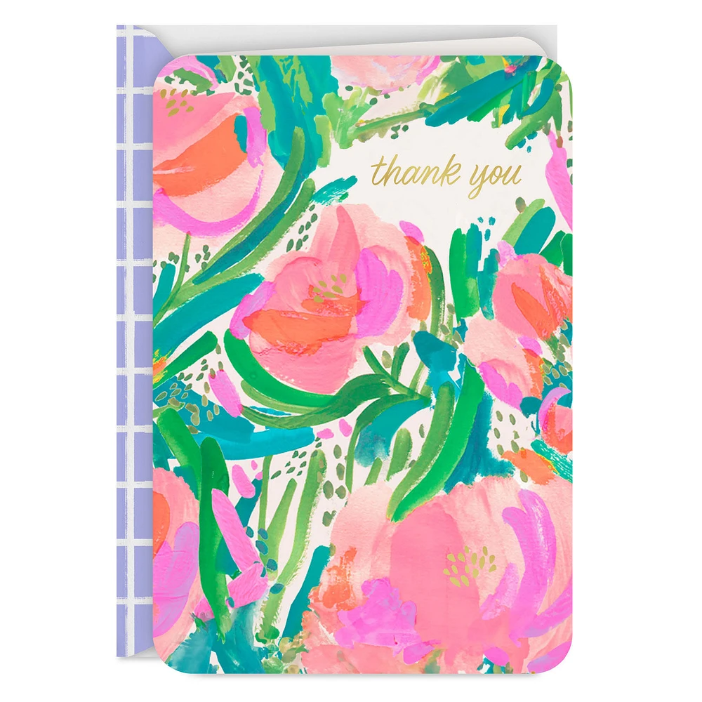 Painted Flowers Blank Thank You Card for only USD 2.99 | Hallmark