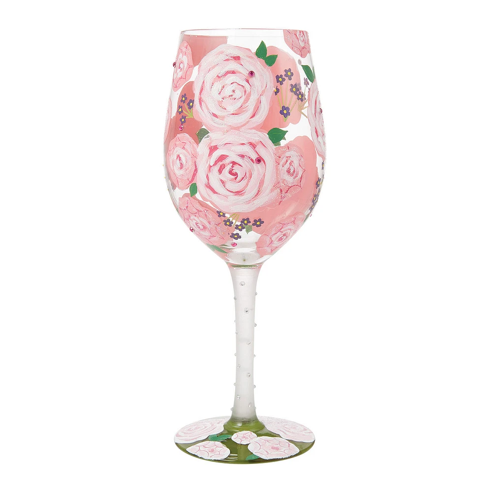 Lolita Pretty as a Peony Handpainted Wine Glass, 15 oz. for only USD 34.99 | Hallmark