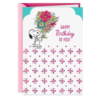 Peanuts® Smiles and Fun, Snoopy Birthday Card for Her for only USD 2.99 | Hallmark