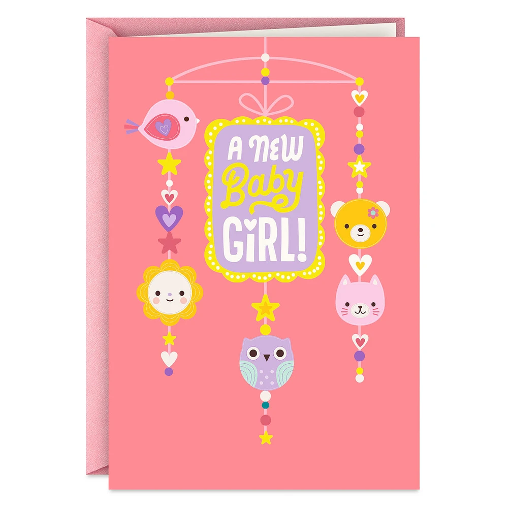 That Sweet Little Face New Baby Girl Card for only USD 2.50 | Hallmark