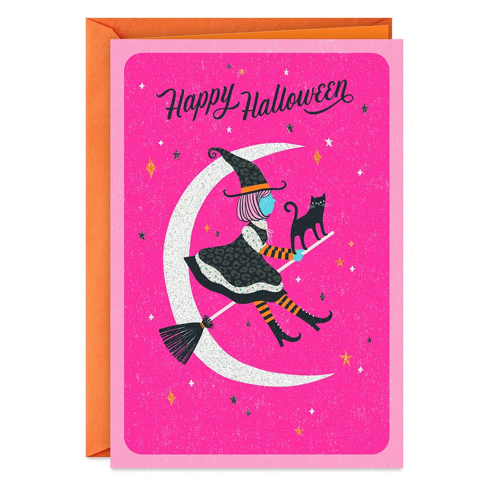 Wicked Fun Witch and Black Cat Halloween Card for only USD 0.99 | Hallmark