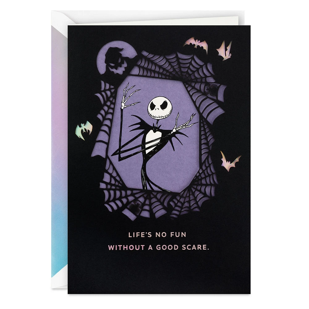 Disney Tim Burton's The Nightmare Before Christmas Good Scare Halloween Card for only USD 7.99 | Hallmark