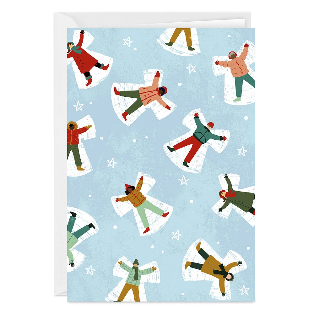 Snow Angels Custom Holiday Card for only USD 4.99 | Hallmark