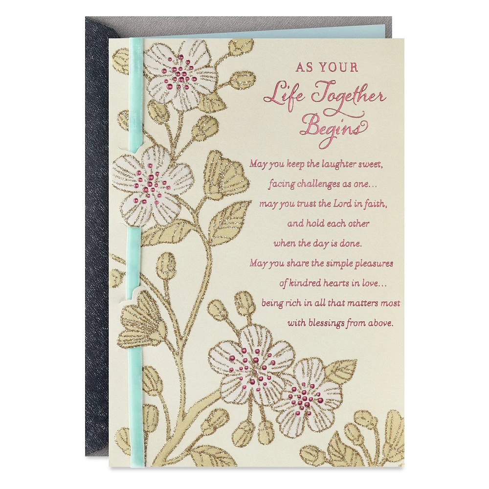 May God Richly Bless You Religious Wedding Card for only USD 6.99 | Hallmark